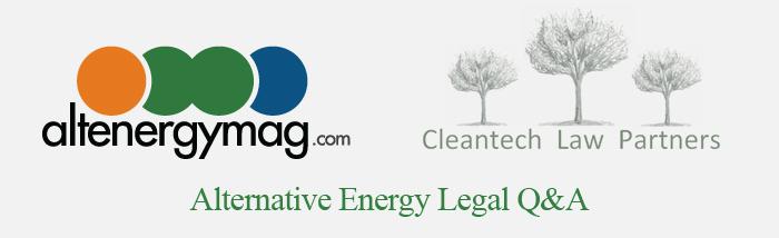 Alternative Energy Leqal Q & A