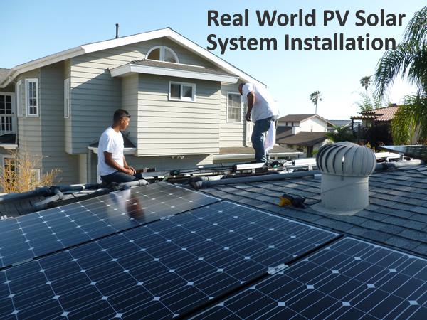 Real World PV Solar System Installation - Part 1