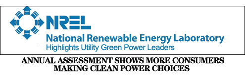 NREL HIGHLIGHTS UTILITY GREEN POWER LEADERS