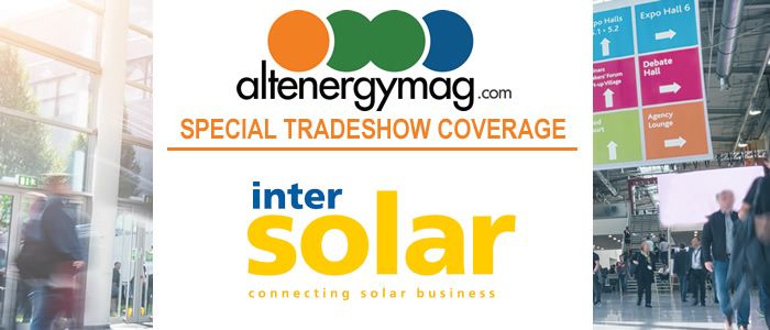 AltEnergymag - Special Tradeshow Coverage<br>Intersolar & ees