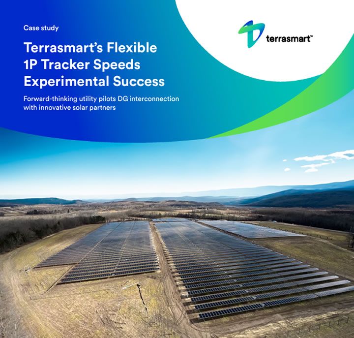 Terrasmart’s Flexible 1P Tracker Speeds Experimental Success 